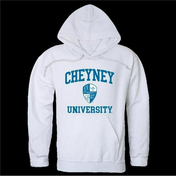 Cheyney University Wolves Seal Hoodie, White - Extra Large