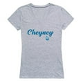 thumbnail image 1 of Cheyney University Wolves Women Script T-Shirt, Heather Grey - Extra Large, 1 of 1
