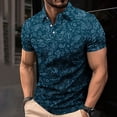 thumbnail image 1 of Cheytotty Mens Golf Shirt, 3 Button Breathable, Short Sleeve Sporty Multicolor XL, 1 of 5