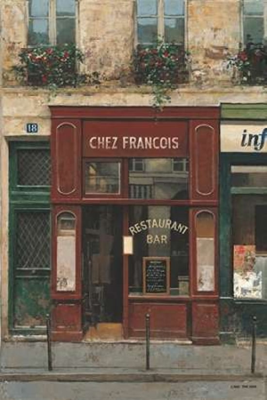 Chez Francois Canvas Art - Chiu Tak Hak (12 x 18)