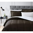 thumbnail image 1 of Chezmoi Collection 3-piece Micromink Sherpa Reversible Down Comforter - Queen, 1 of 4