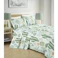 thumbnail image 1 of Chezmoi Collection 4-Piece Southwestern Serene Desert Sheet Set Full Size, Green Blue Cactus Succulent Plant Printed Brushed Microfiber Lightweight Breathable Deep Pocket Bed Sheets, 1 of 9