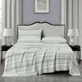 thumbnail image 1 of Chezmoi Collection 4-Piece Southwestern Tribal Lodge Bed Sheet Set, Full Size - Ivory Navy Printed Microfiber Soft Breathable Deep Pocket Sheets and Pillowcases Set, 1 of 9