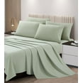 thumbnail image 1 of Chezmoi Collection 6-Piece Sage Green Sheet Set Full - Extra Soft Breathable Brushed Microfiber Bed Sheets with 15" Deep Pocket & 4 Pillowcases, 1 of 5