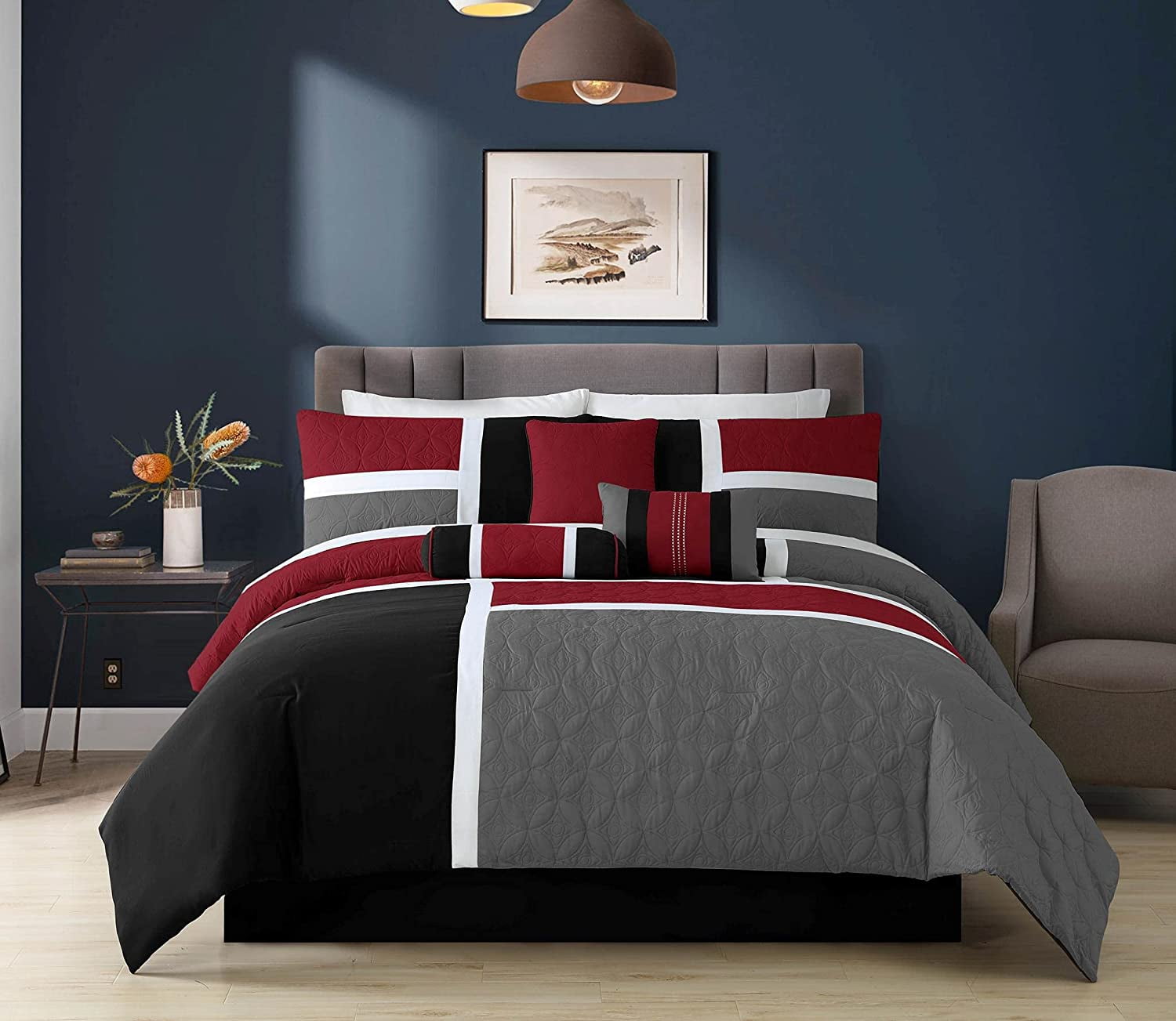 Red/Gray/Black