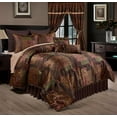 thumbnail image 1 of Chezmoi Collection Amelia 9-Piece Floral Jacquard Patchwork Comforter Set, 1 of 3