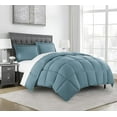 thumbnail image 1 of Chezmoi Collection China Blue Down Alternative Comforter Oversized Queen - 3-Piece All Seasons Lightweight Comforter Set - Microfiber Comforter Duvet Insert with Corner Tabs, 1 of 6