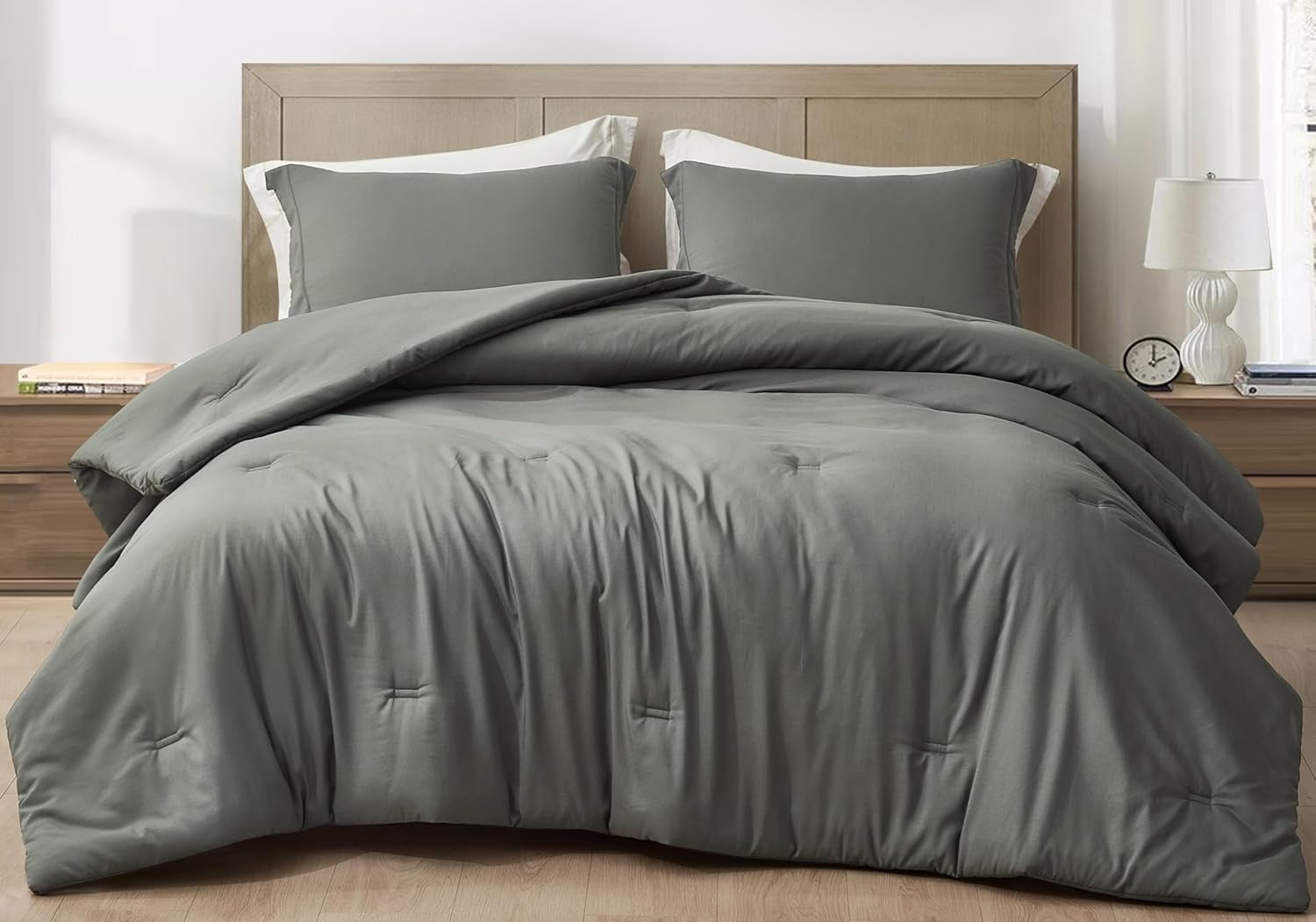 Chezmoi Collection Cliff 3-Piece Lightweight Cooling Comforter Set ...