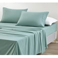 thumbnail image 1 of Chezmoi Collection Extra Soft Bed Sheets Set, Double Brushed Microfiber 14-Inches Deep Pockets, 4-Piece Sheet Set, California King, Aqua, 1 of 8