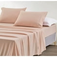thumbnail image 1 of Chezmoi Collection Extra Soft Bed Sheets Set, Double Brushed Microfiber 14-Inches Deep Pockets, 4-Piece Sheet Set, Full, Blush Pink, 1 of 8