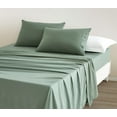 thumbnail image 1 of Chezmoi Collection Extra Soft Bed Sheets Set, Double Brushed Microfiber 14-Inches Deep Pockets, 4-Piece Sheet Set, Full, Sage Green, 1 of 8