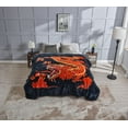 thumbnail image 1 of Chezmoi Collection Heavy Thick Korean Style Faux Mink Blanket Single Ply 9 Lbs, Reversible 750GSM Thick Silky Soft Plush Raschel Mink Blanket, 85" x 95" Asia King Size, Dragon, 1 of 9