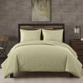 thumbnail image 1 of Chezmoi Collection Liam 7-Piece Tan Bed in a Bag Queen Comforter Set with Sheets Medallion Embossed Bedding Set, 1 of 9