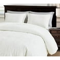 thumbnail image 1 of Chezmoi Collection Lux 3-Piece Cream White Velvet Comforter Set Queen Size, All Season Lush Plush Velvet Bedding Set with Soft Washed Microfiber Reverse, 1 of 9