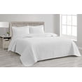 thumbnail image 1 of Chezmoi Collection Motley 3-Piece Geometric Embroidered Patchwork Pre-Washed Cotton Quilt Set, 1 of 8