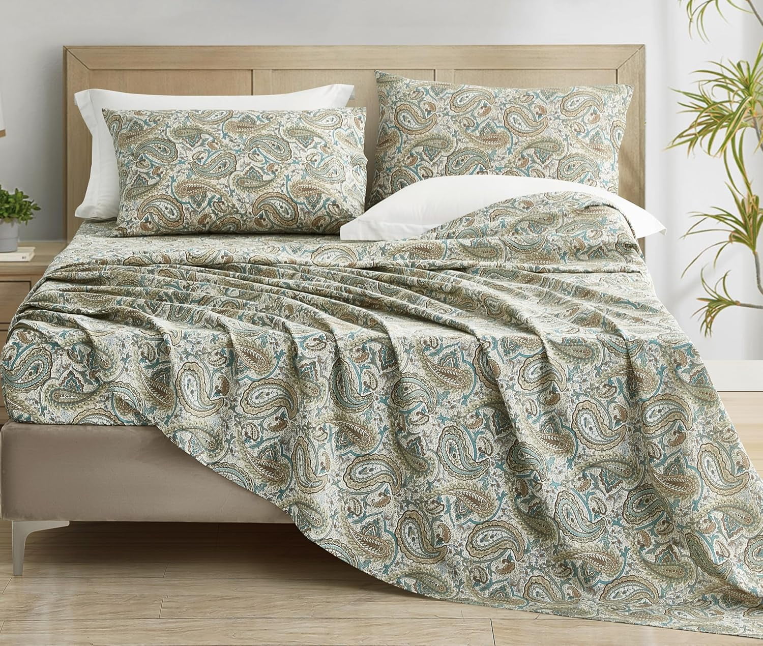 Tuscany 7-Piece Paisley Floral Jacquard Woven Zimbabwe Tuscany 7-Piece Paisley Floral Jacquard Woven Zimbabwe