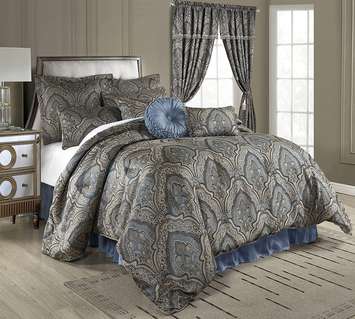 Paisley comforter king discount