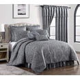 thumbnail image 1 of Chezmoi Collection Seville 9-Piece Medallion Paisley Jacquard Comforter Set, Queen, Gray/Silver, 1 of 7