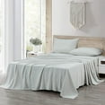 thumbnail image 1 of Chezmoi Collection Solid Light Gray 100% Washed Cotton Bed Sheet Set King Size, 4-Piece Luxury Soft Breathable 16-Inches Deep Pocket Sheets and Pillowcases Set, 1 of 9