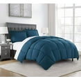 thumbnail image 1 of Chezmoi Collection Teal Down Alternative Comforter King - 3-Piece All Seasons Lightweight Comforter Set - Microfiber Comforter Duvet Insert with Corner Tabs, 1 of 6