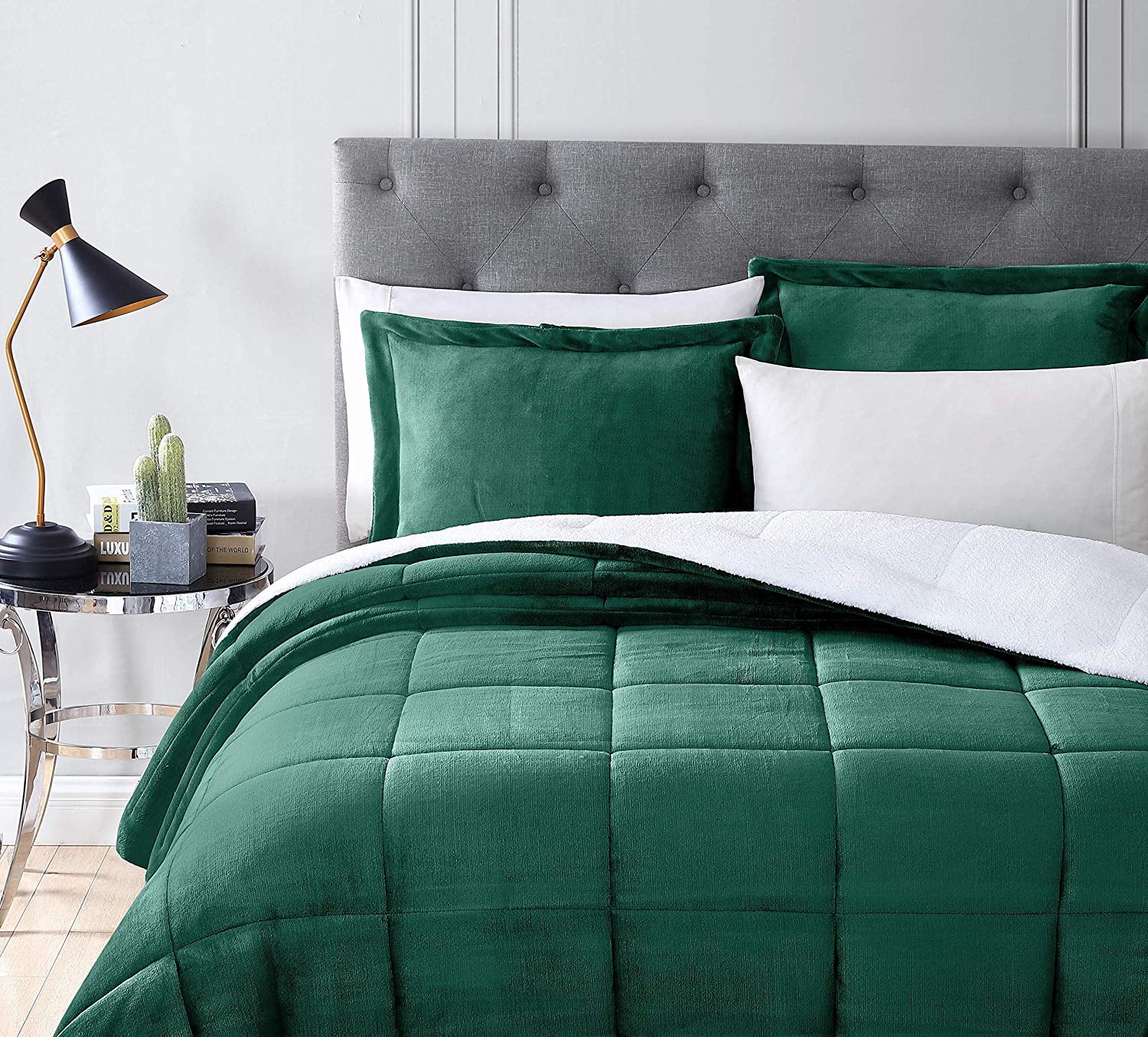 Micro mink sherpa comforter sale