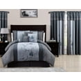 thumbnail image 1 of Chezmoi Collection Vienna 7-Piece Embroidered Floral Comforter Set, 1 of 4