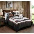 thumbnail image 1 of Chezmoi Collection Weston 7-Piece Southwestern Country Skull Comforter Set, Multicolor Brown Beige Tan White Printed Washed Microfiber Bedding, Full, 1 of 9