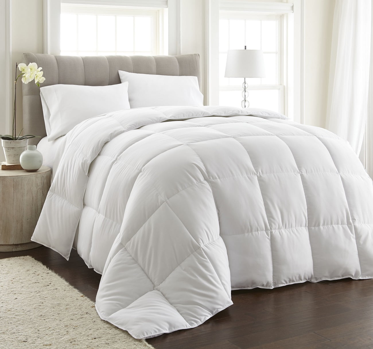 Chezmoi Collection White Down Alternative Comforter, Full/Queen
