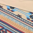 thumbnail image 1 of Chezmoi Collection Wyoming 7-Piece Southwestern Geometric Tribal Comforter Set - Printed Multicolor Beige Brown Blue Red Bedding Set, California King, 1 of 4