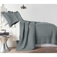thumbnail image 1 of Chezmoi Collection Yuma 3-Piece Modern Stitched Solid Reversible 100% Soft Washed Cotton Quilt Set, 1 of 4