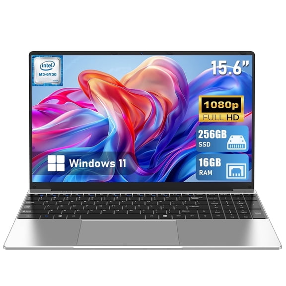 Chheart 2026 New 15.6 Inch Laptop Computer,16GB RAM,256GB SSD,M3 Processor(Beat N4020 up to 2.2 GHz),Windows 11 Pro,2-Year Warranty,Wifi 5 BT 4.2,Silver