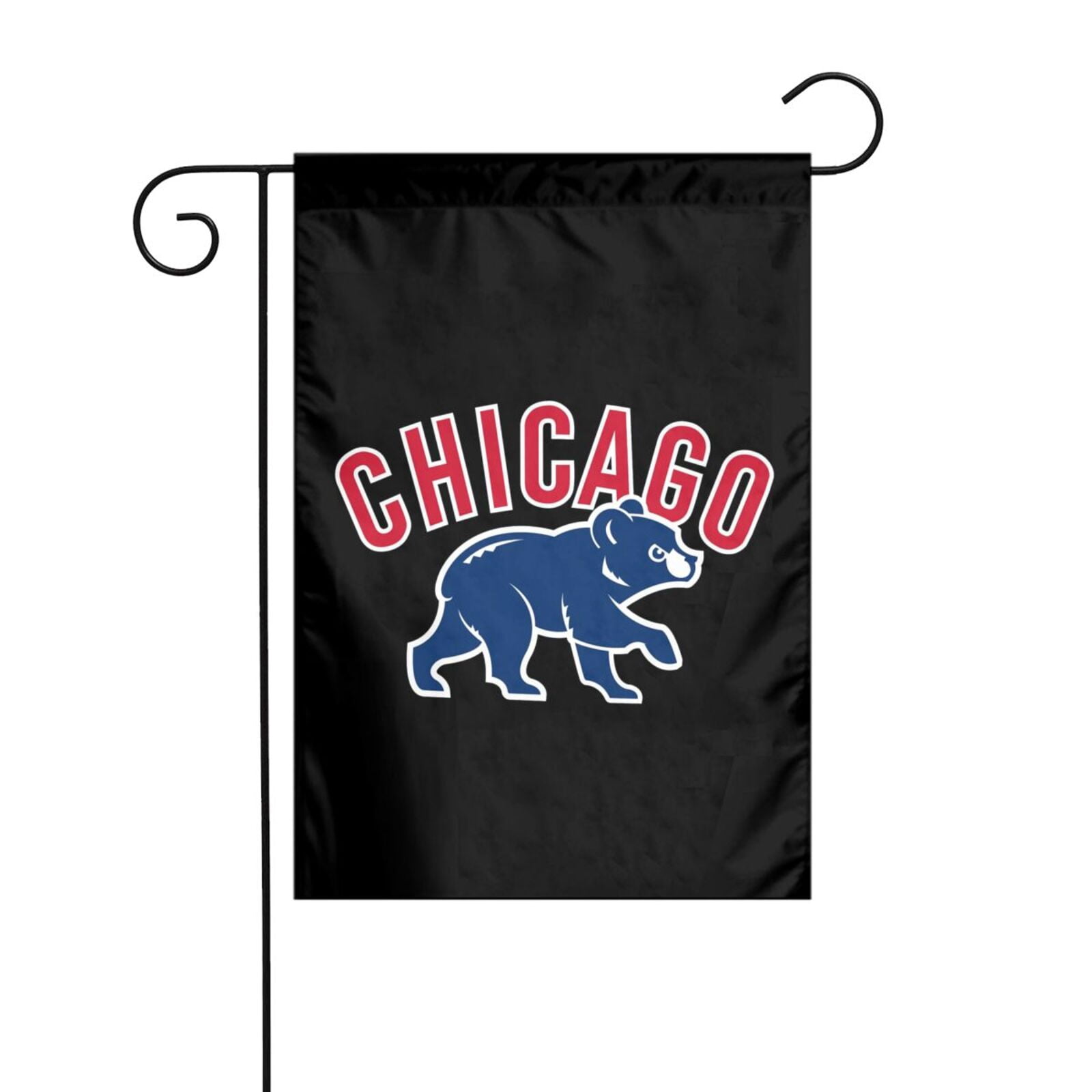Chi_Cago C_Ubs Garden Flag Yard Flags Vertical Double Sided Weatherproof Flag Garden Decor For Home Outdoor Porch Patio Farmhouse Lawn 12"X18"