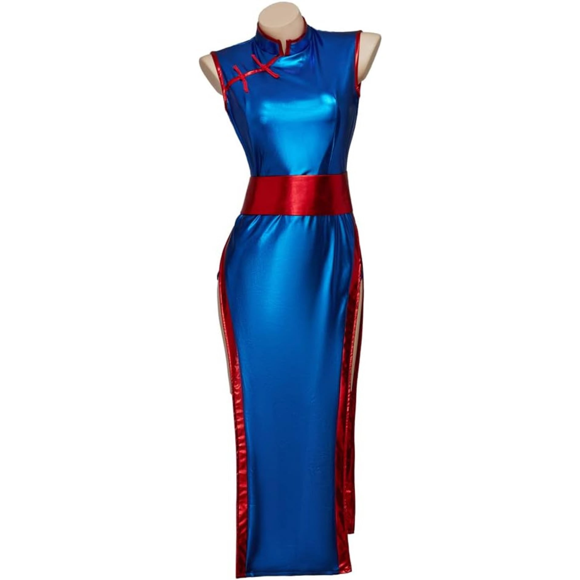 chi chi blue dress Chi Chi Inspired Blue Cheongsam Dress - Elegant Character Costume