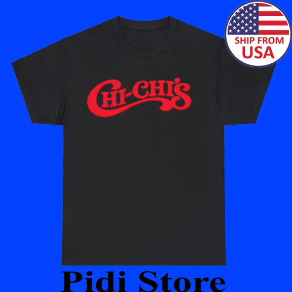 Chi Chi's Restaurant Men's Black Size S to 3XL
