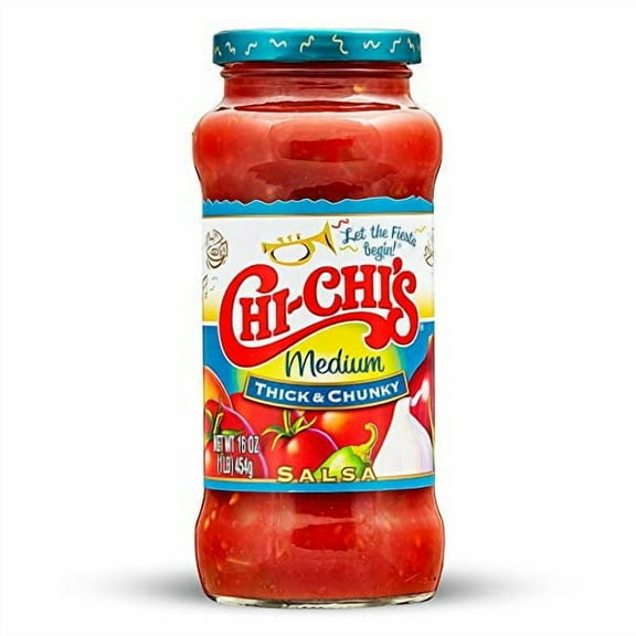 Chi-Chi's Salsa Medium Thick & Chunky, 16 Ounce (Pack of 12)
