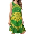thumbnail image 1 of Chi Eta Phi Sorority Pattern Spring Summer Dresses for Women Fashion T-shirt Dress Casual Sleeveless Loose Sundress with Pockets, 1 of 5