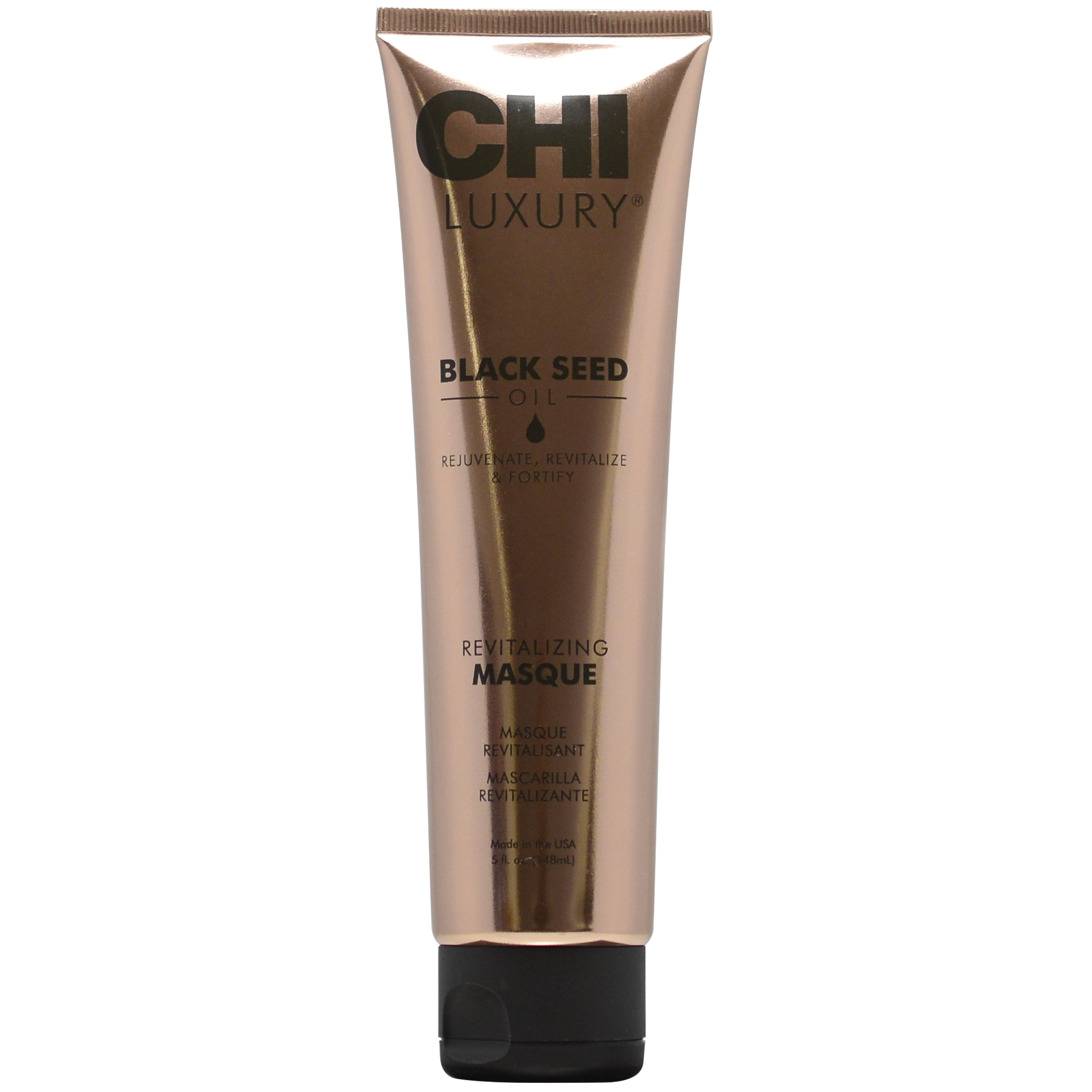 Chi Luxury Black Seed Oil Revitalizing Hair Masque, 5 Fl Oz - image 1 of 2