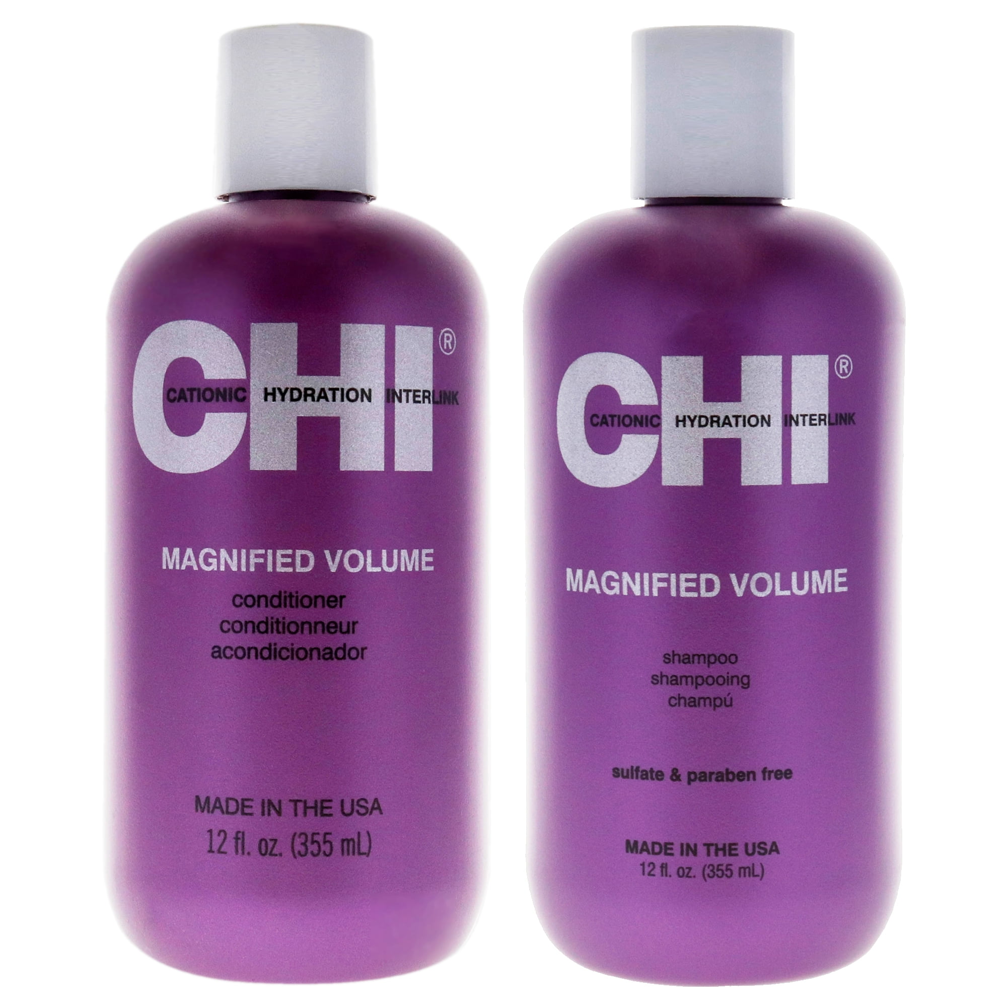 Chi Magnified Volume Conditioner and Shampoo 2 Pc Kit 12oz