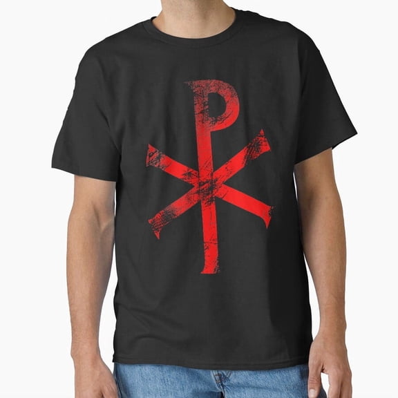 Chi Rho Classic Edition Shirt, Casual Graphic Tee, Everyday Short Sleeve Shirt