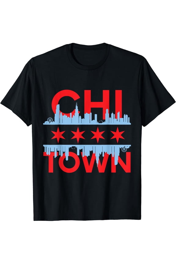 Chi Town Chicago Flag T-Shirt