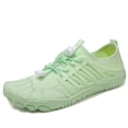 thumbnail image 1 of ChiVerve Hiking Barefoot Shoes for Women Men Breathable & Non-Slip Athletic Footwear Wide Toe Water Shoes, Designed for Walking & Running & Swimming | Green, 8 Men, 1 of 6