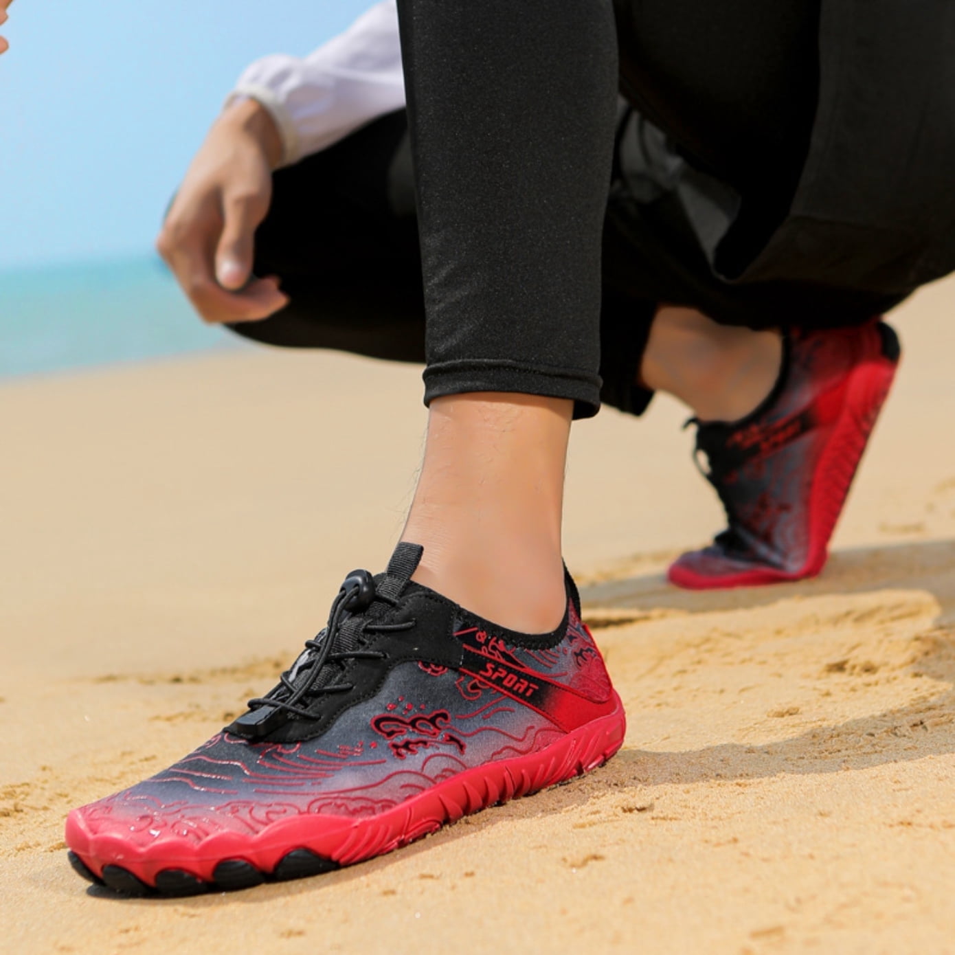 ChiVerve Hiking Barefoot Shoes for Women Men Breathable & Non-Slip Athletic Footwear Wide Toe Water Shoes,Designed for Walking,Running&Swimming