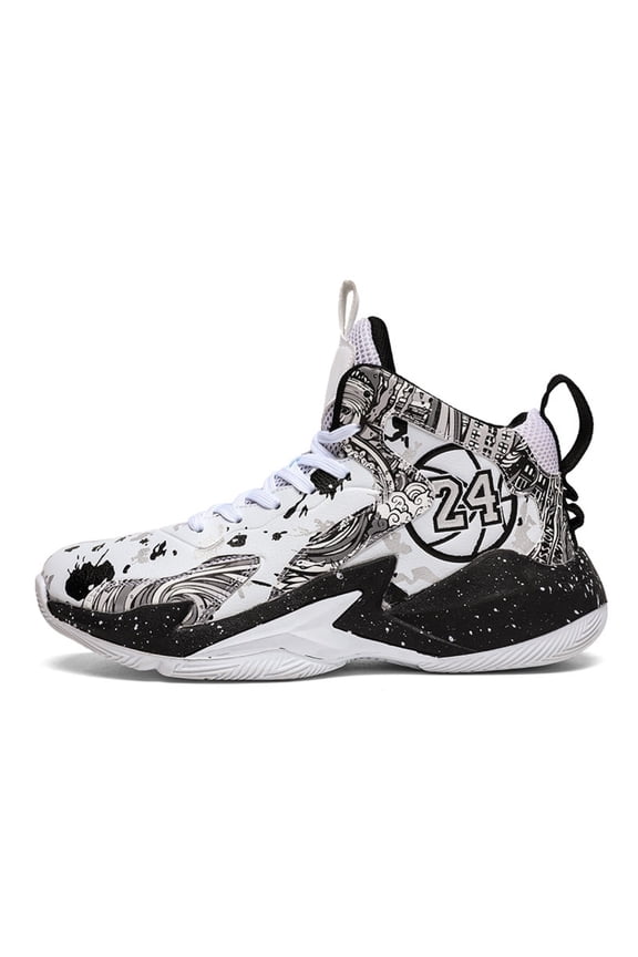 Mens Basketball Shoes Breathable Indoor Athletic Shoes Youth Outdoor Fashion Sneakers Comfortable Basketball Shoes for Boys