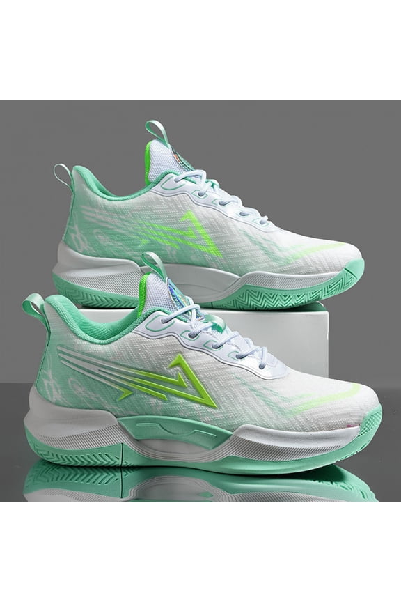 Mens Basketball Shoes Breathable Indoor Athletic Shoes Youth Outdoor Fashion Sneakers Comfortable Basketball Shoes for Boys