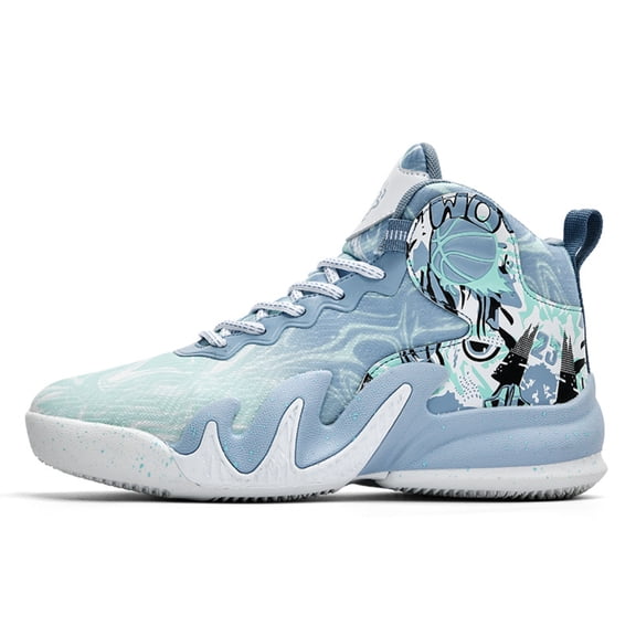 ChiVerve Mens Basketball Shoes Breathable Indoor Athletic Shoes Youth Outdoor Fashion Sneakers Comfortable Basketball Shoes