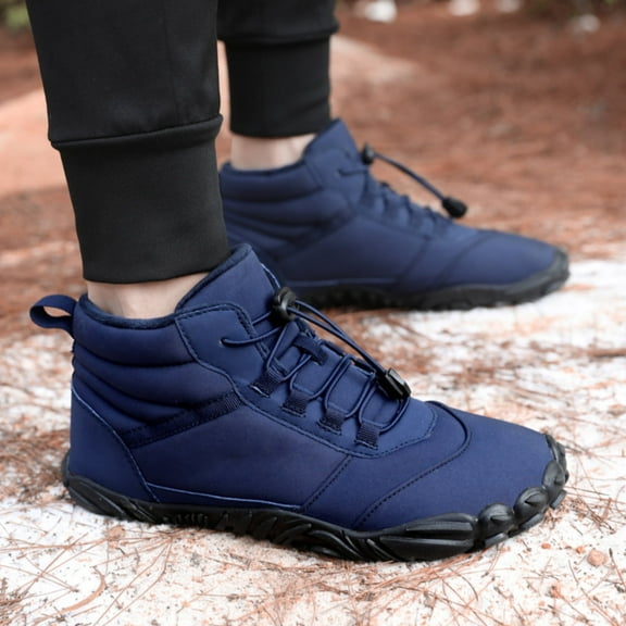 ChiVerve Non-slip & waterproof winter barefoot shoes Walking,Winter Hike Barefoot Boots, Hiking Boots For Women Men (Unisex)