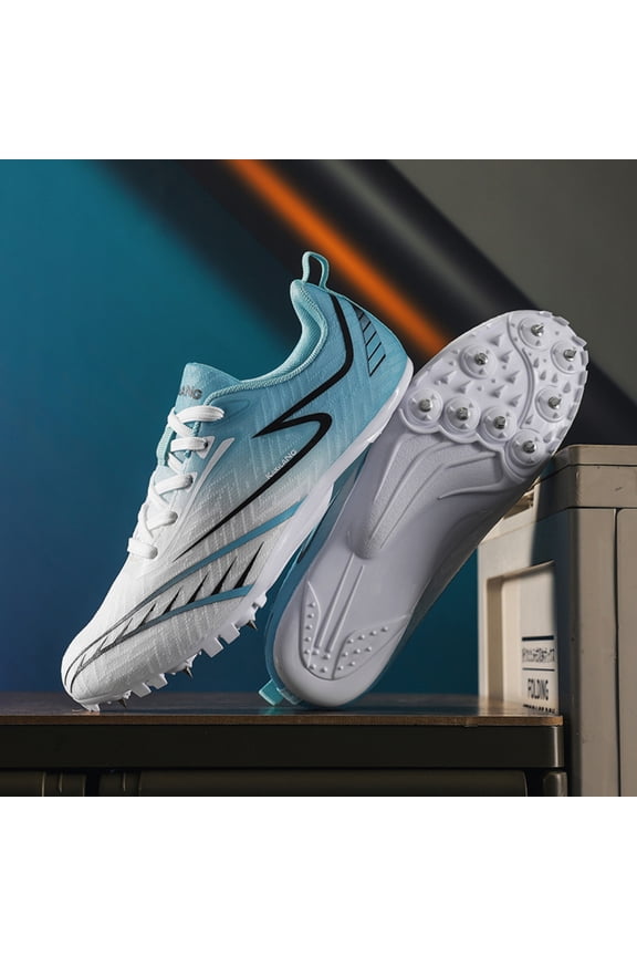 Track and Field Shoes Men Women Kids Spikes Sneakers Full-Length Carbon Plate Track Race Jumping Sneakers Girls Professional Running Tarck Spikes Shoes Boys