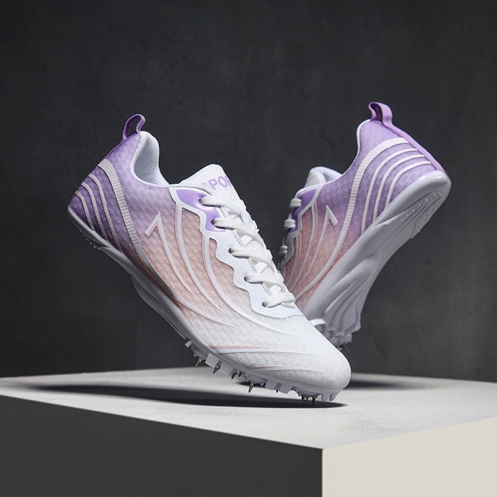 ChiVerve Track and Field Shoes for Men Women 8 Spikes Boys and Girls Kids Running Racing Shoes