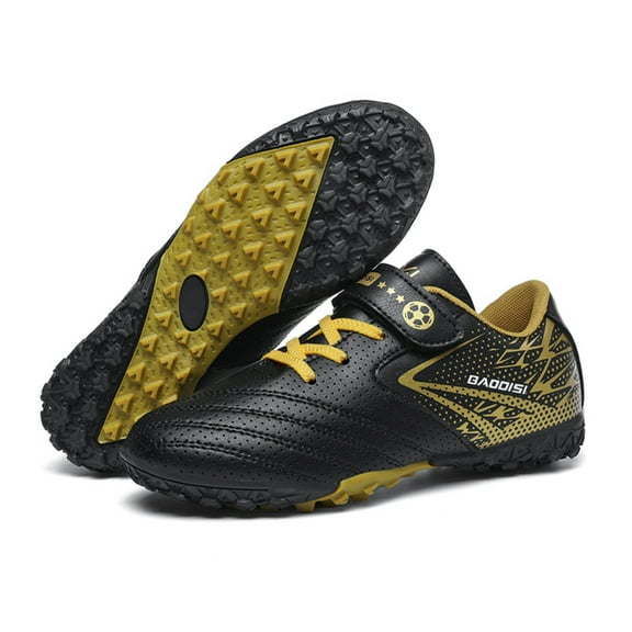 ChiVerve Unisex-Child Baseball Cleats Kids Softball Shoes Soccer Shoes for Boys Girls Rubber Molded Little Children Big Youth Sneakers Easy to Wear Sports Footwear