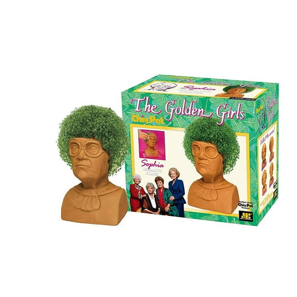 Chia Pet Sophia (The Golden Girls) - Decorative Pot Easy to Do Fun to Grow Chia Seeds